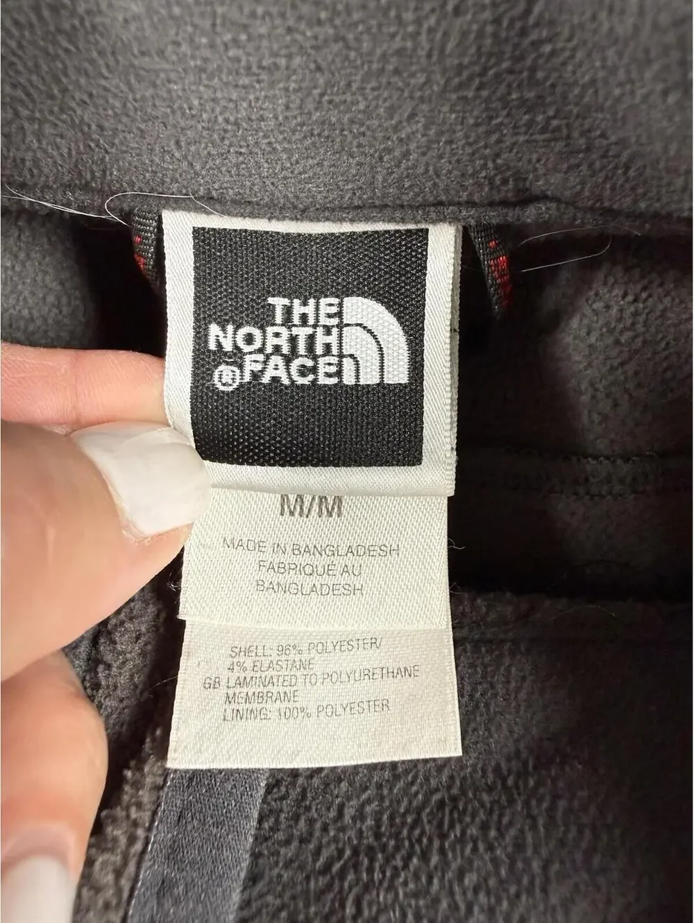 The North Face Apex Bionic 3 Jacket Mens Size M Black Full Zip - Picture 3 of 6